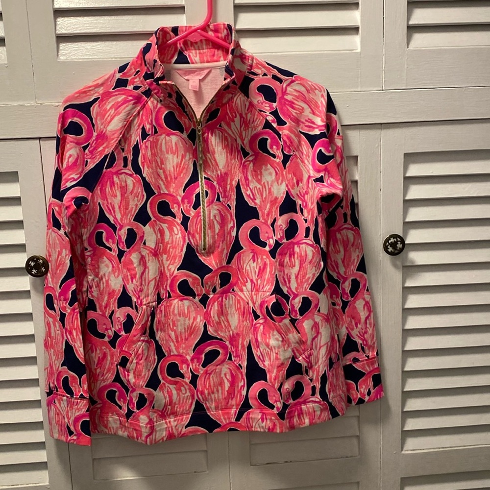 Lilly Pulitzer 1/4 zip popover
